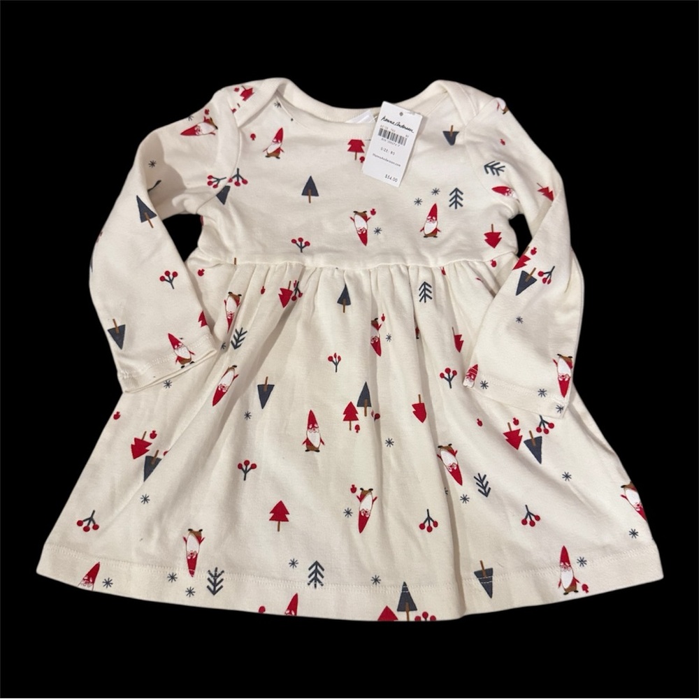 Hanna Andersson Gnome Holiday Dress